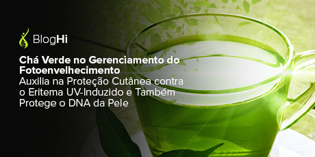 Chá Verde no Gerenciamento do Fotoenvelhecimento Auxilia na Proteção Cutânea contra o Eritema UV-Induzido e Também Protege o DNA da Pele